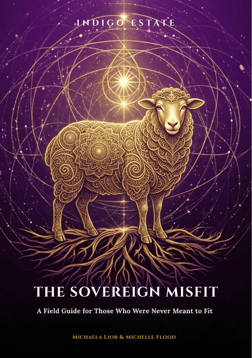The Sovereign Misfit cover from physical manuscript page 1