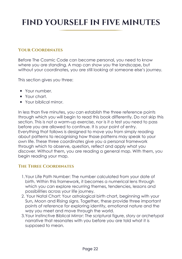 Genuine The Cosmic Code physical page 22